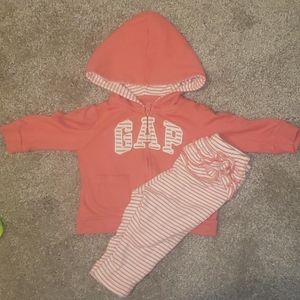 Baby Gap Zip Up Jacket W/Matching Pants